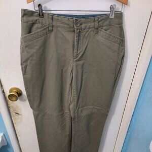 Eddie Bauer, Olive Drab Chinos, Women's, Size 10